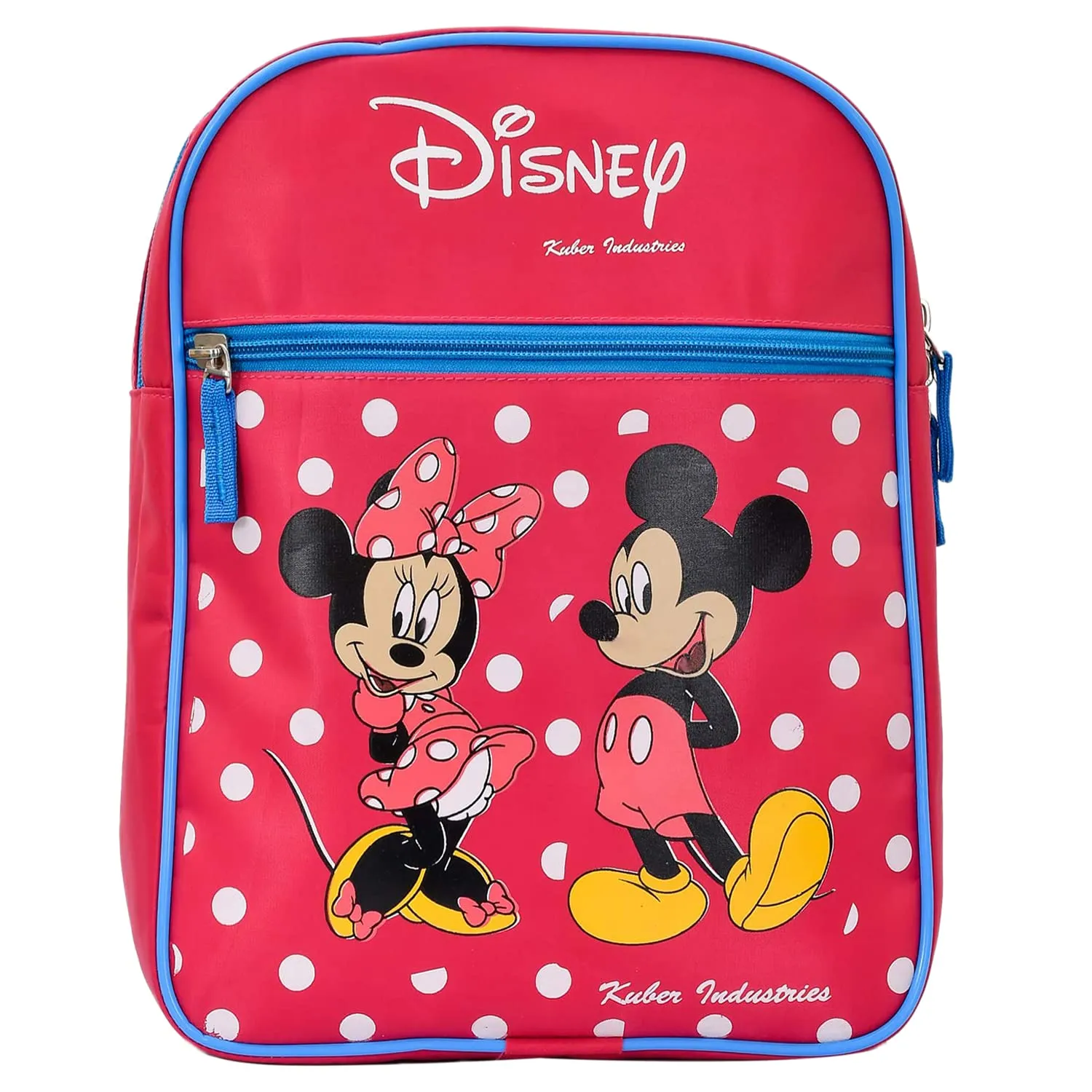 Heart Home Disney Minnie & Mickey Printed Rexien Lightweight, Portable School Bag, Backpack, Bookbag For Kids (Pink)