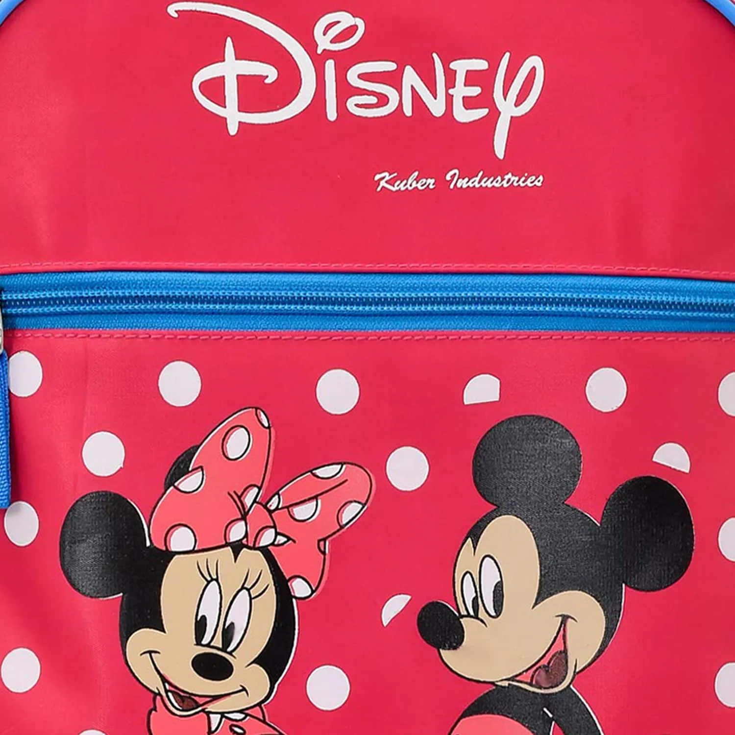 Heart Home Disney Minnie & Mickey Printed Rexien Lightweight, Portable School Bag, Backpack, Bookbag For Kids (Pink)