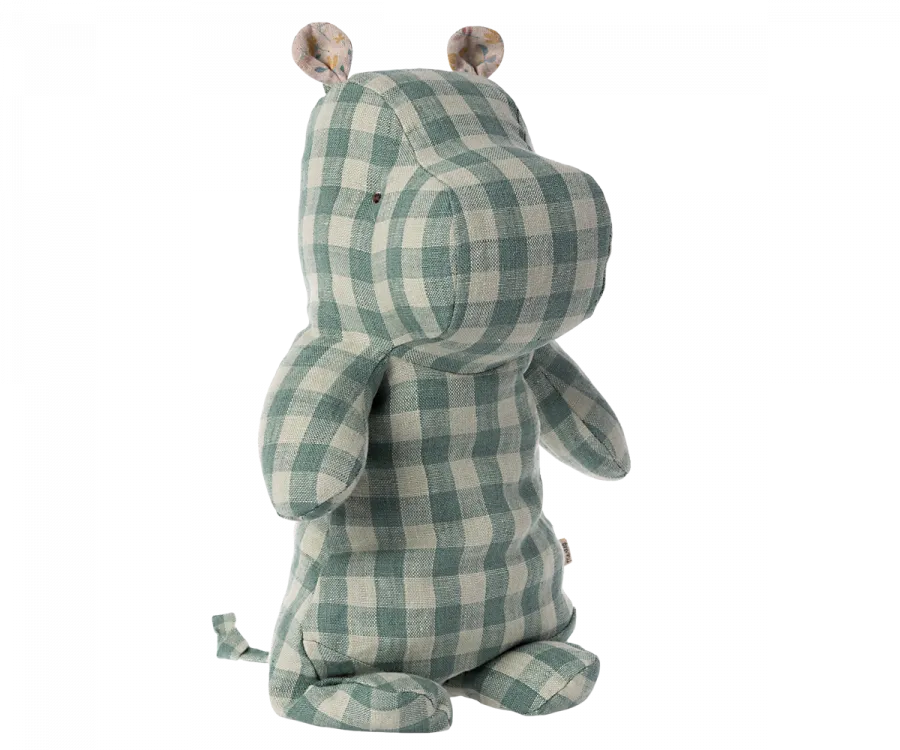 Hippo, Medium - Checkered