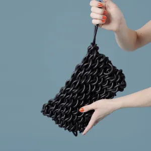 Irene Rubber Knitted Clutch