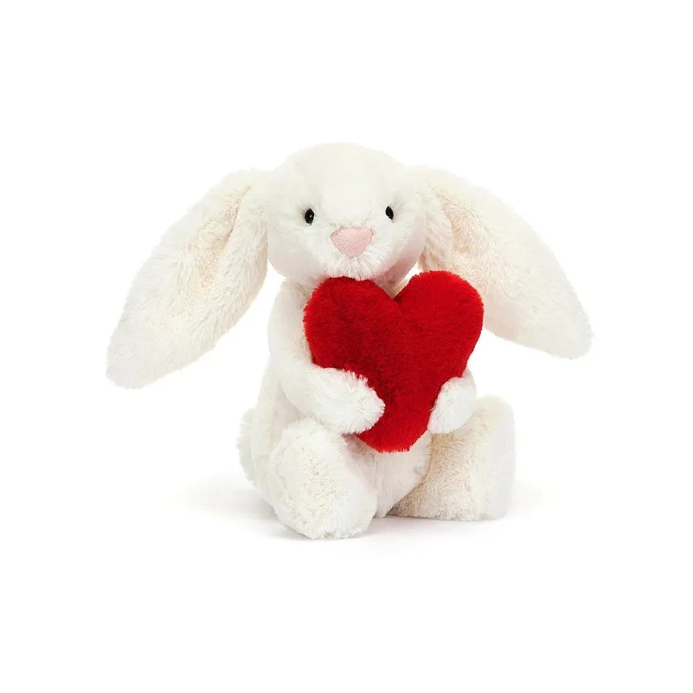 Jellycat Bashful Red Love Heart Bunny [multi-size]