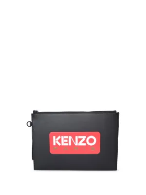 Kenzo Paris black clutch bag