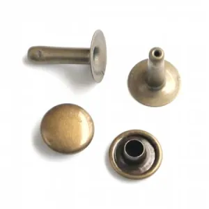 Large Double Cap Rivets - Set of 24