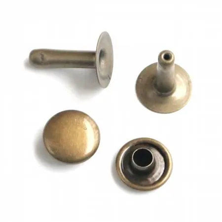 Large Double Cap Rivets - Set of 24