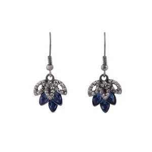 Layered Marquise Stone Drop Earring