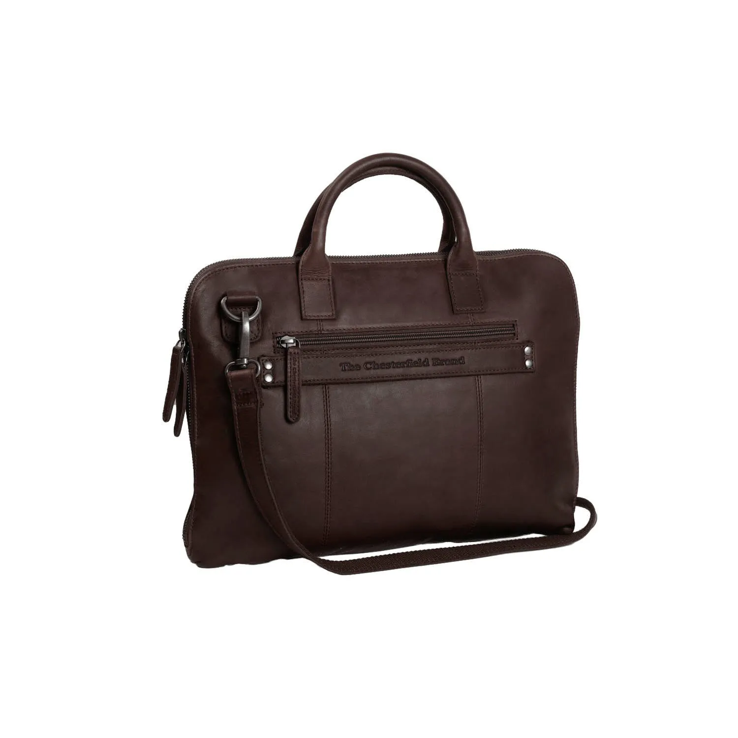 Leather Laptop Bag - The Chesterfield Brand Harvey Brown