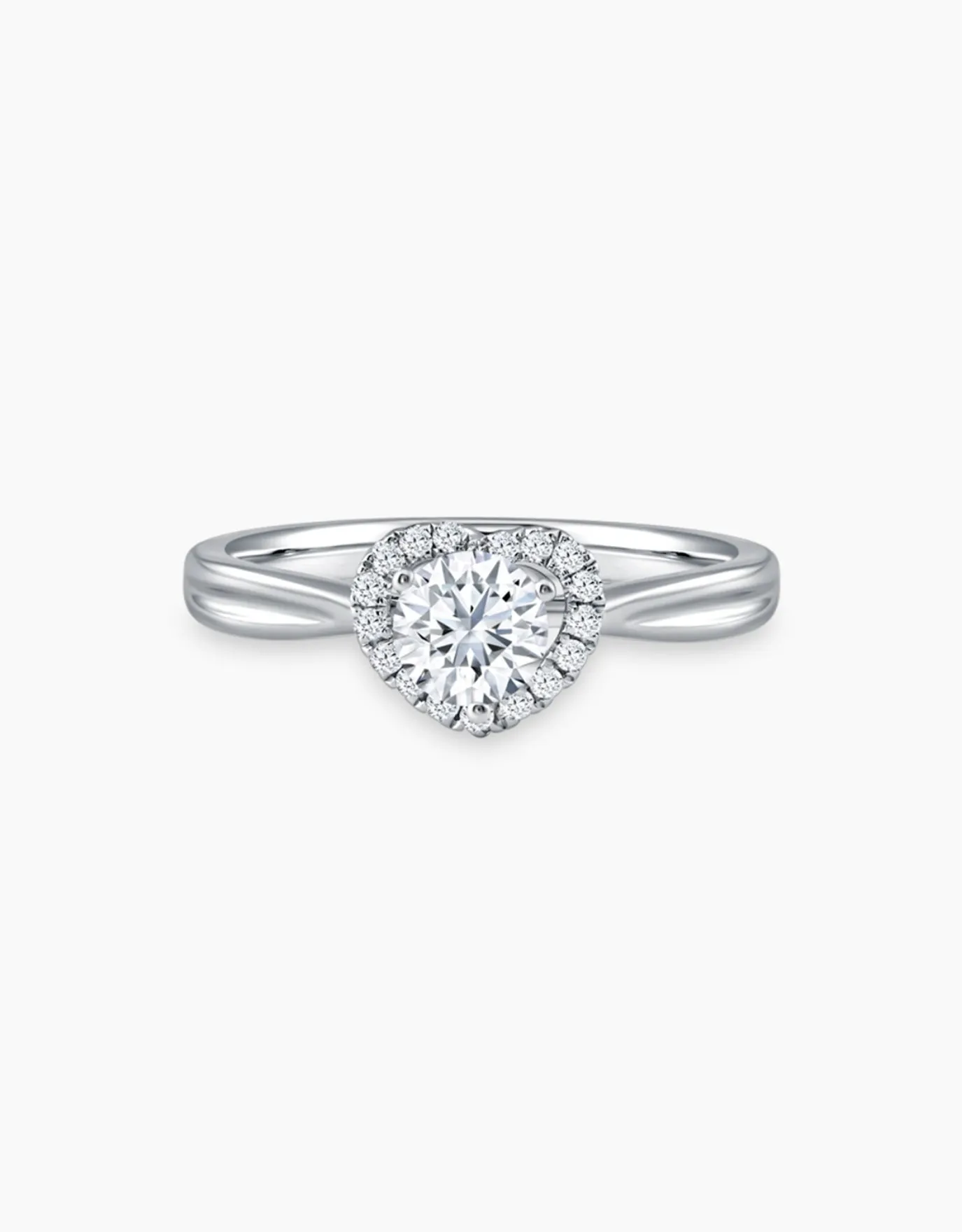 LVC Precieux Armor Heart Diamond Ring