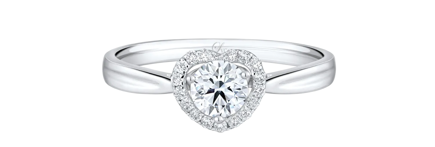 LVC Precieux Armor Heart Diamond Ring