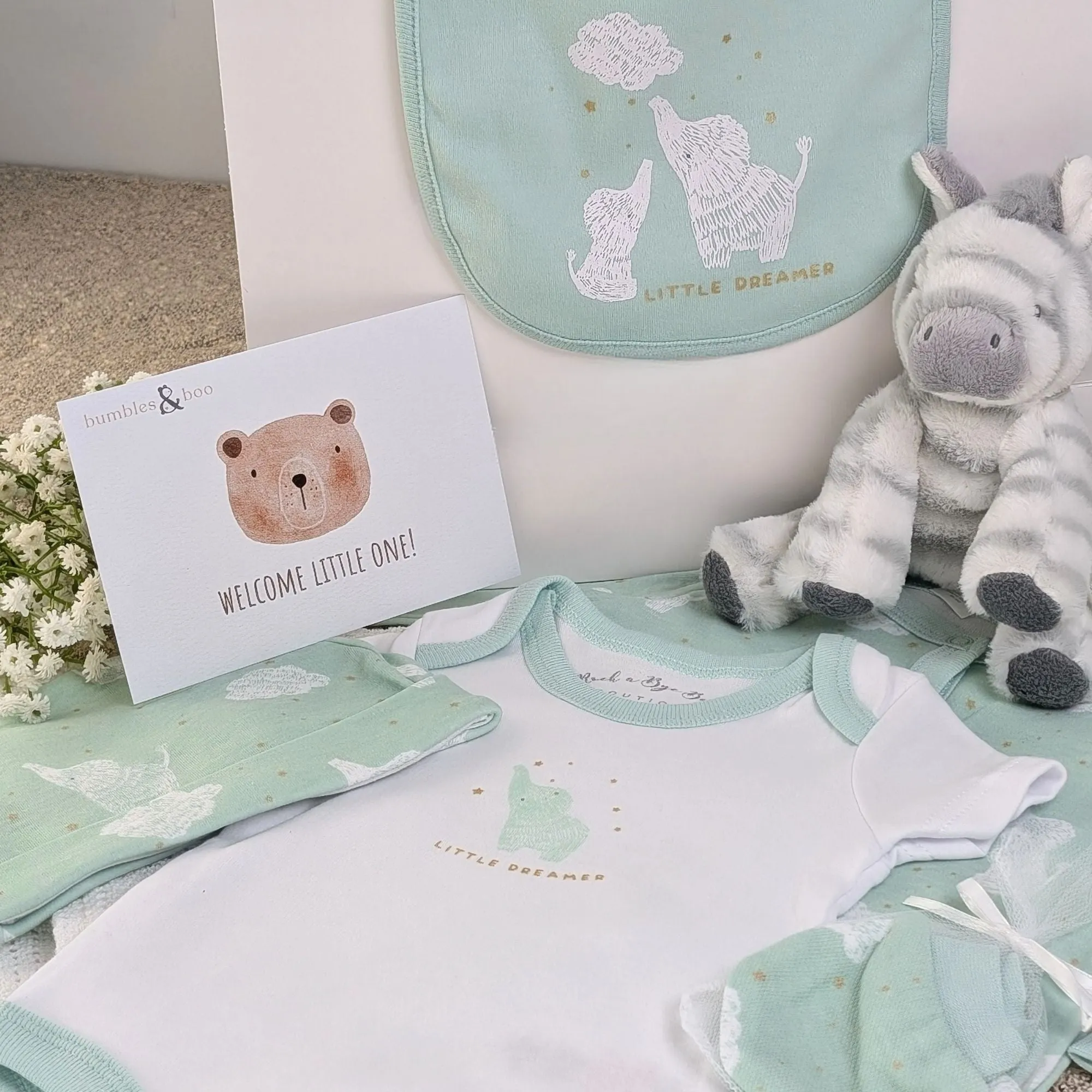 New Baby Clothing Gifts Set Little Dreamer Zoomy Zebra