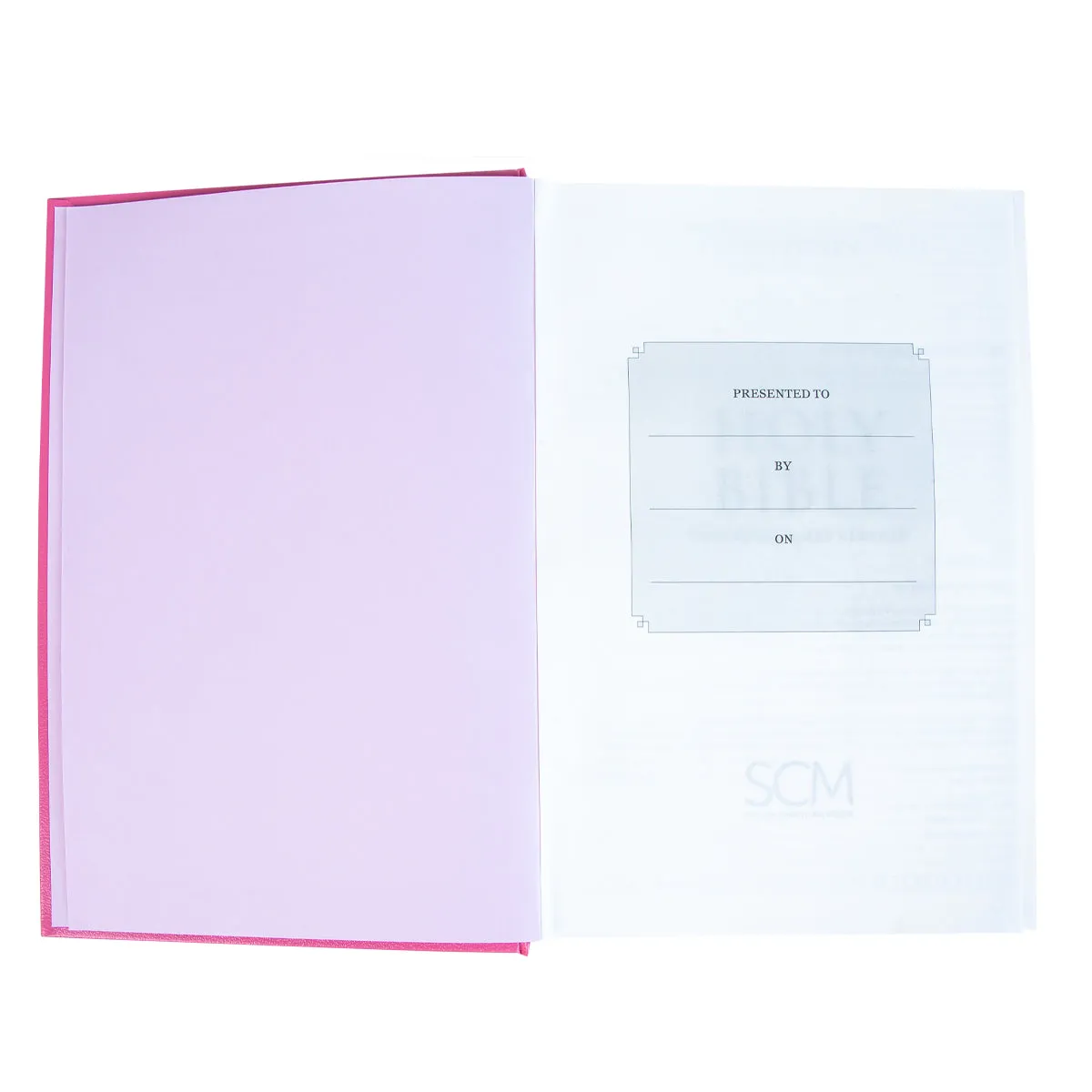 NKJV Pink Hardcover Bible