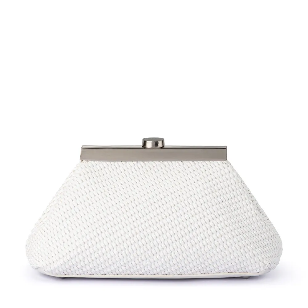 OB2156 HANNA WOVEN STRAW CLUTCH