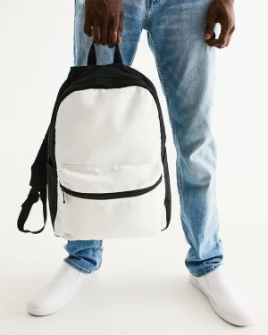 Pale White Canvas Backpack | White | C0M0Y0K0