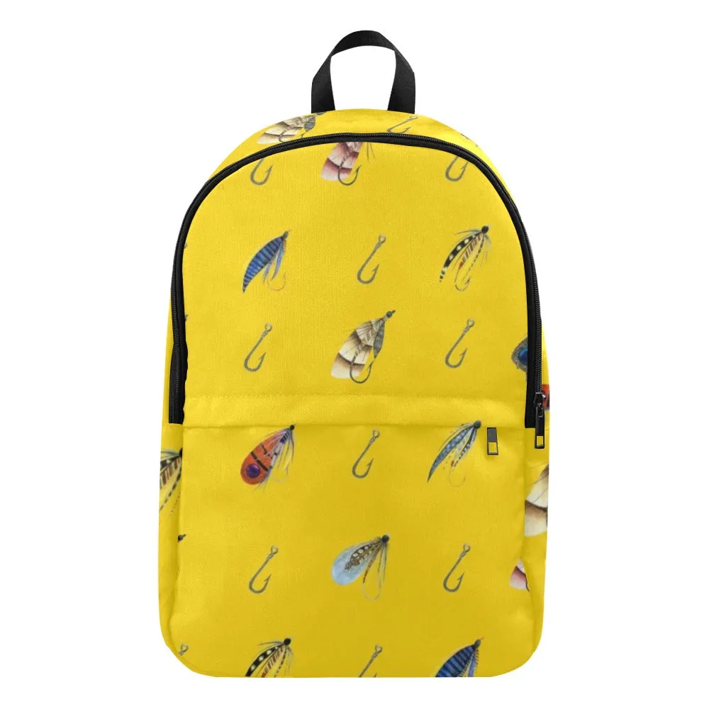 Parker Yellow Fabric Backpack - Durable, Lightweight & Stylish for Him