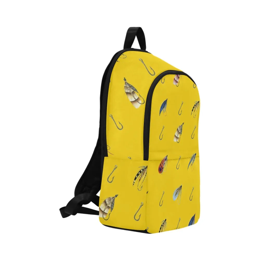 Parker Yellow Fabric Backpack - Durable, Lightweight & Stylish for Him