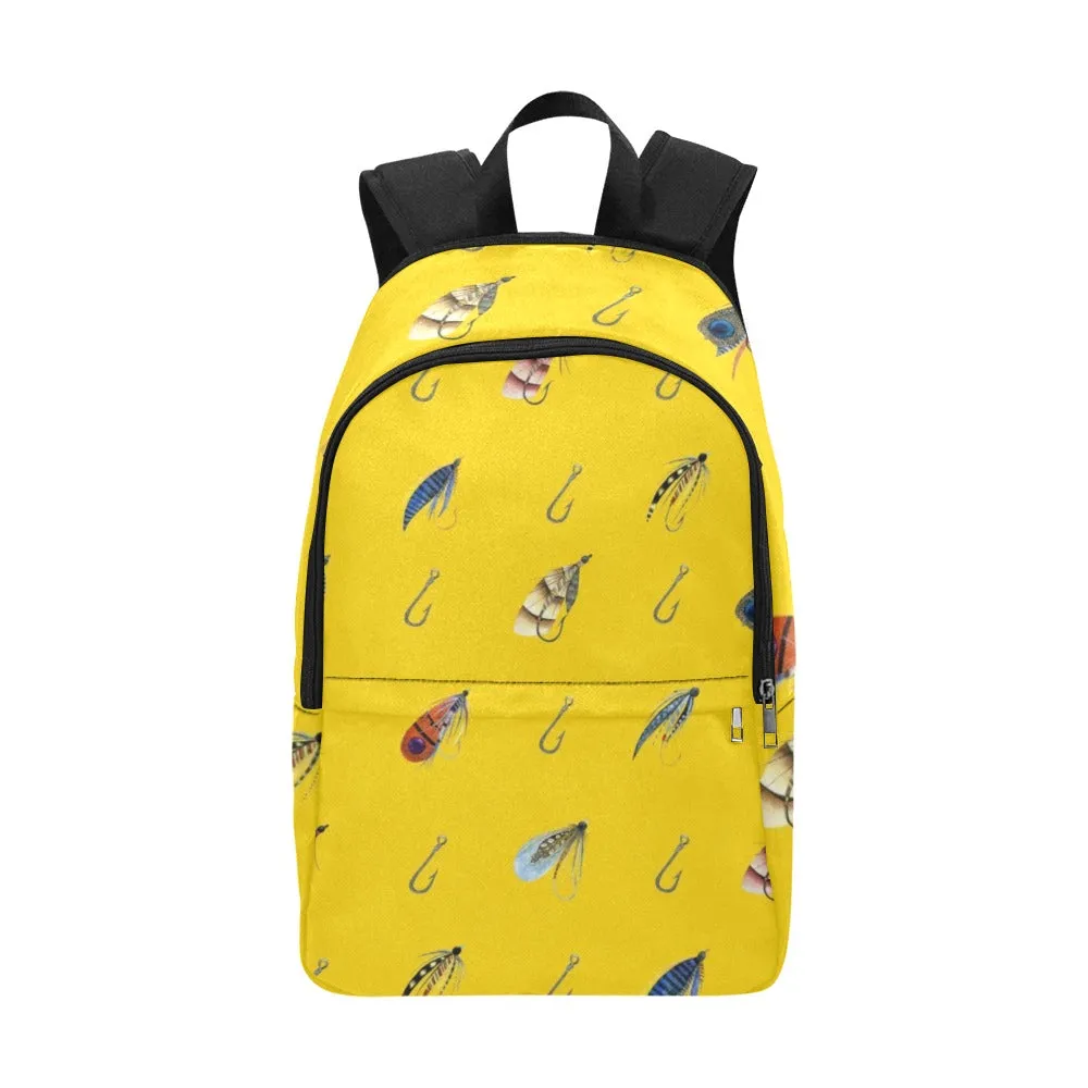 Parker Yellow Fabric Backpack - Durable, Lightweight & Stylish for Him