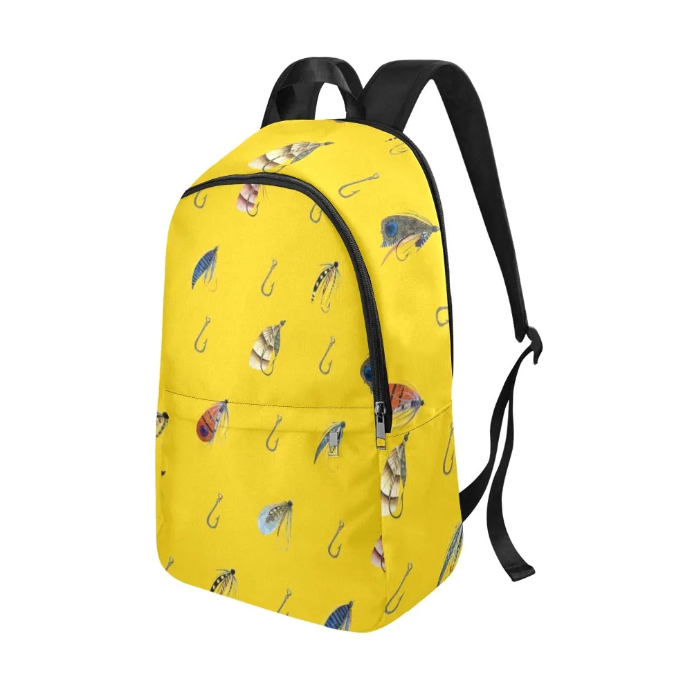 Parker Yellow Fabric Backpack - Durable, Lightweight & Stylish for Him