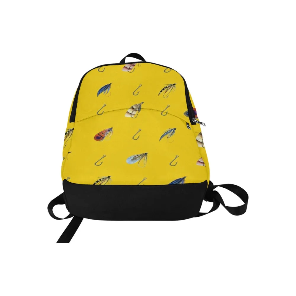 Parker Yellow Fabric Backpack - Durable, Lightweight & Stylish for Him