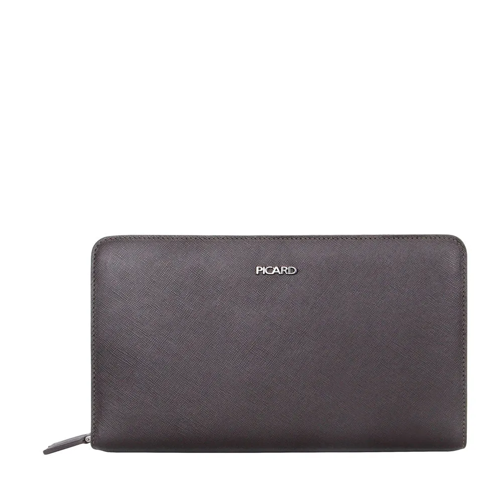 Picard Saffiano  Men's Leather Clutch Bag (Cafe)