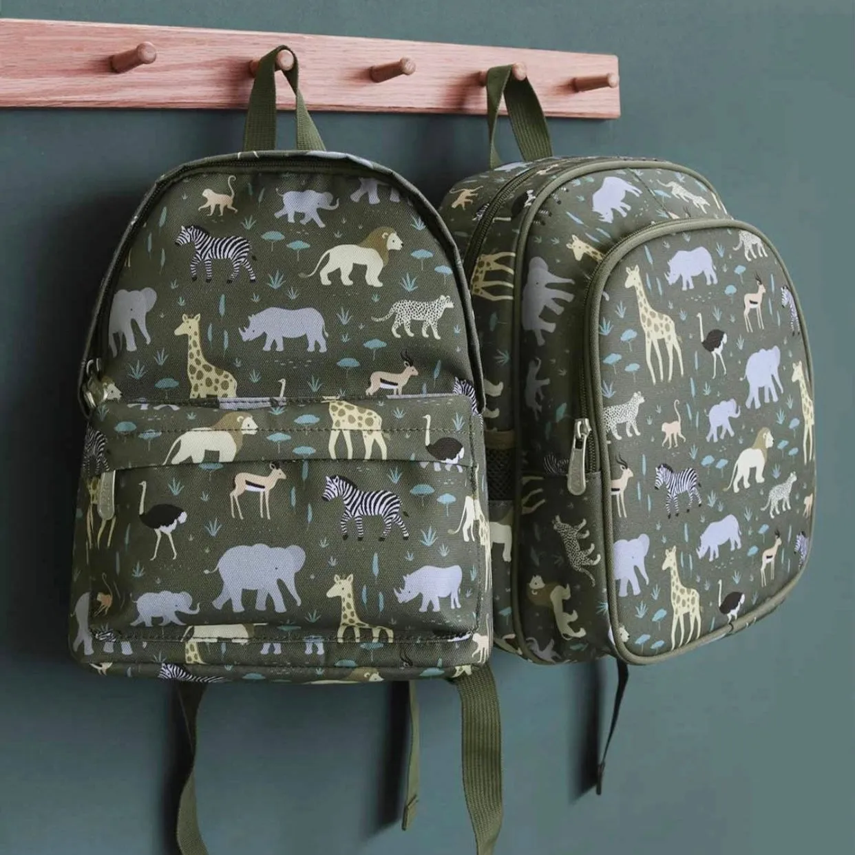 Preschool Insulated Backpack: Safari