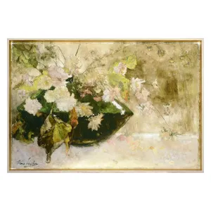 "Vase of Peonies Still Life" Framed Art Print