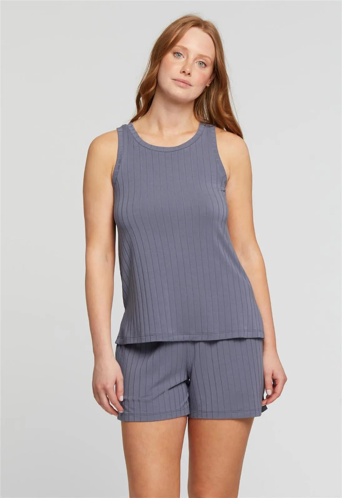 Ribbed Tank and Short Set