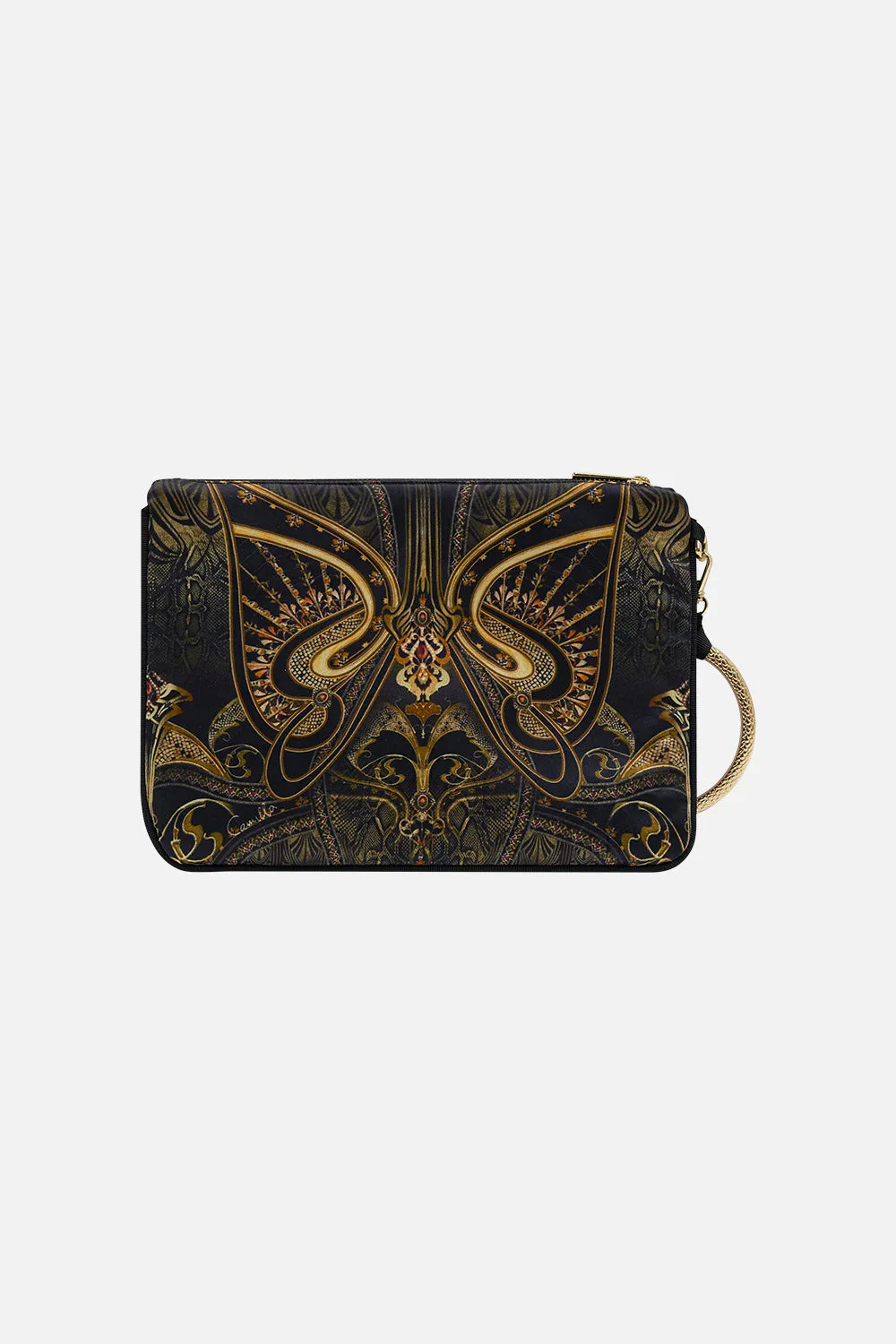 RING SCARF CLUTCH NOUVEAU NOIR