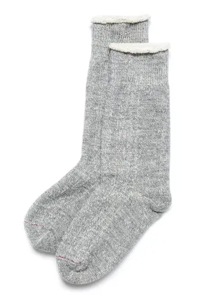 ROTOTO Double Face Socks - Mid Grey