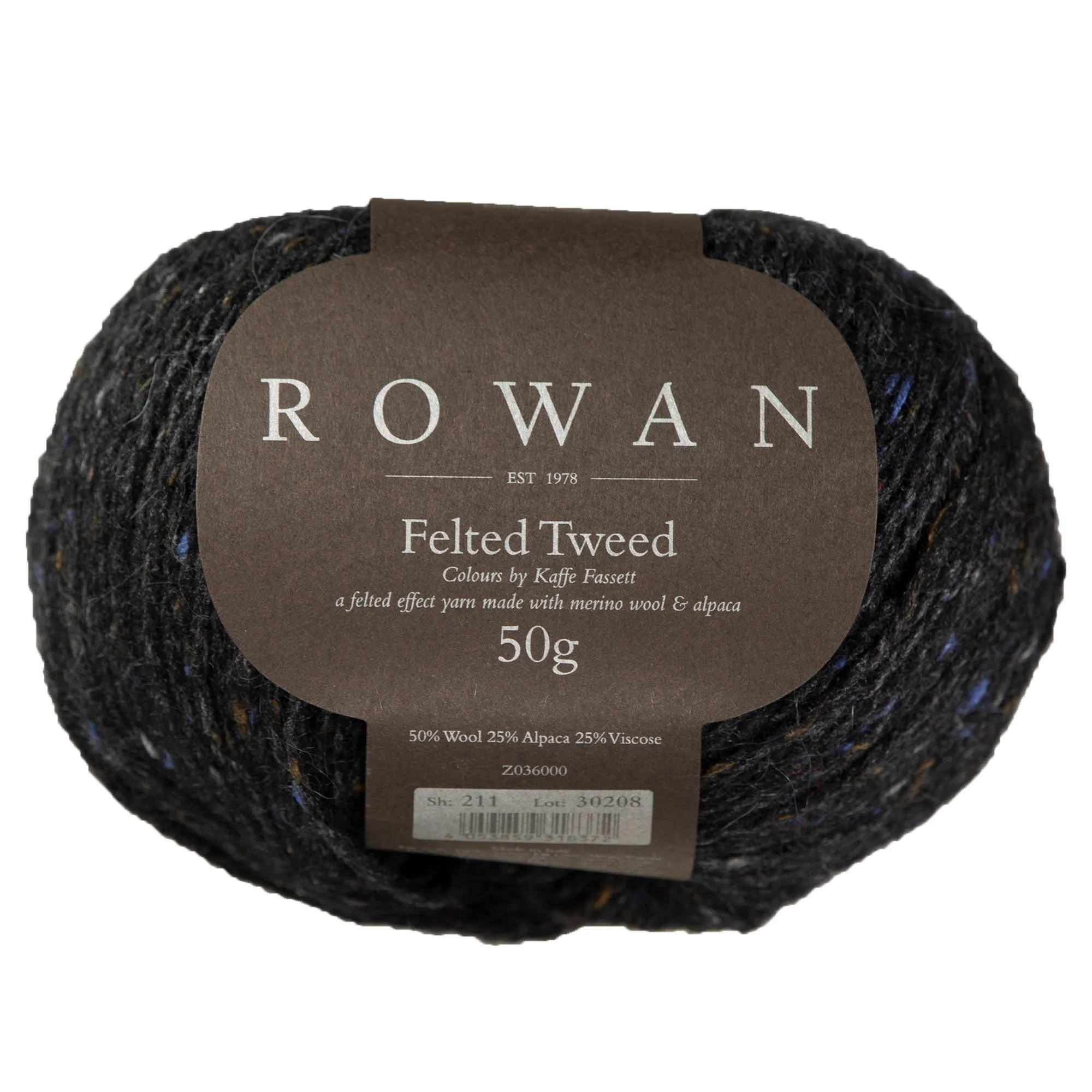 Rowan Felted Tweed Yarn - 211 Black- Kaffe Fassett Colours