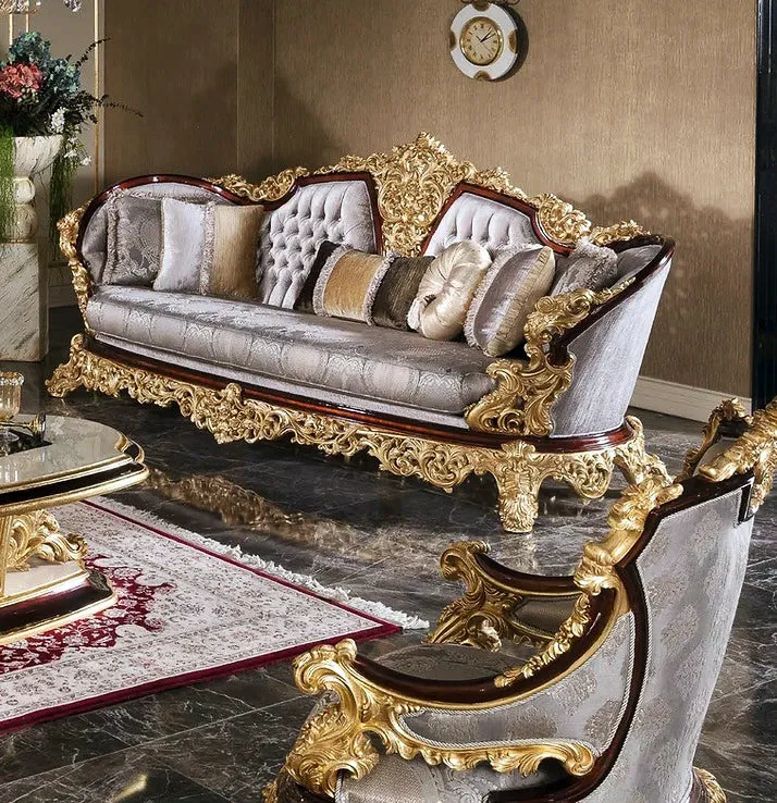 Royal Antique Living Room European Style Sofa Set