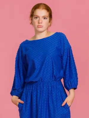 Sinna Blouse Dazzling Blue Dot