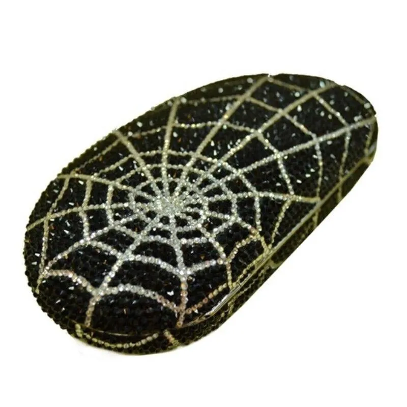 Spider Women Crystal Diamond Clutch