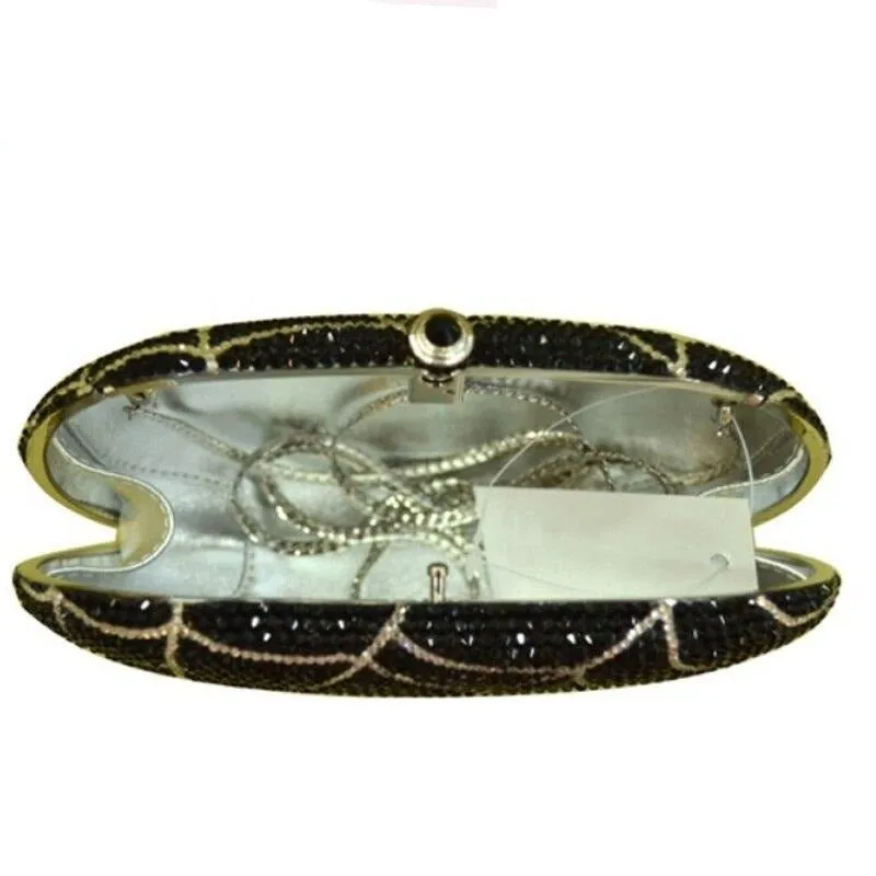 Spider Women Crystal Diamond Clutch