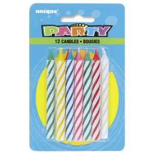 Spiral Birthday Candles | 12ct