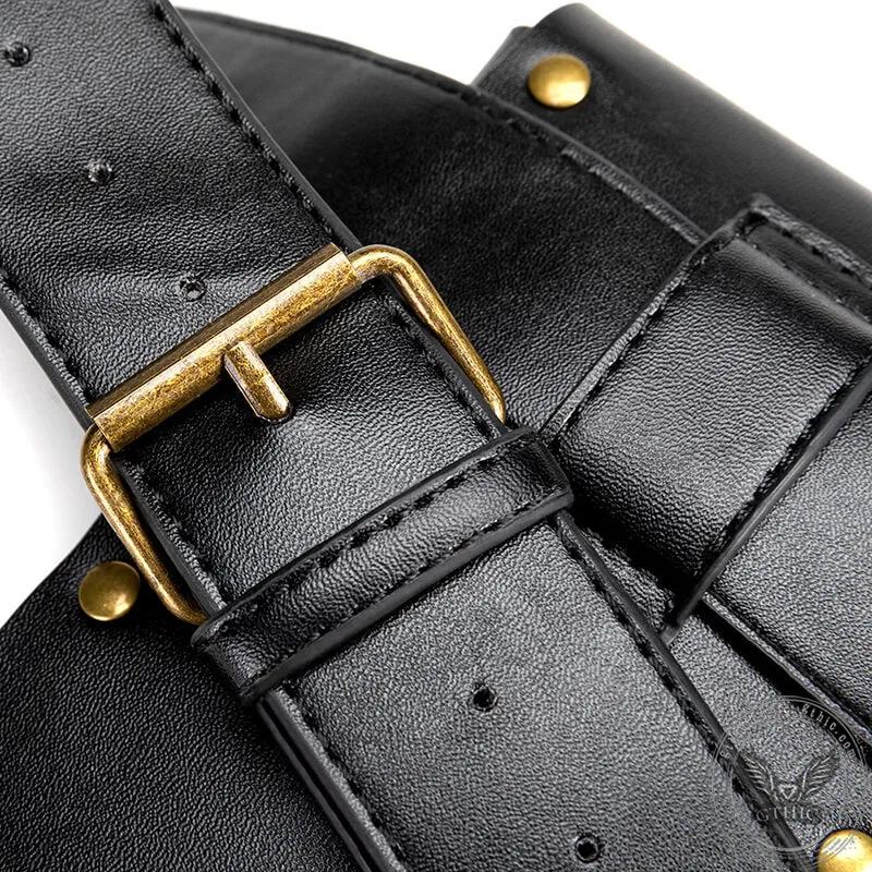 Steampunk PU Leather Waist Bag