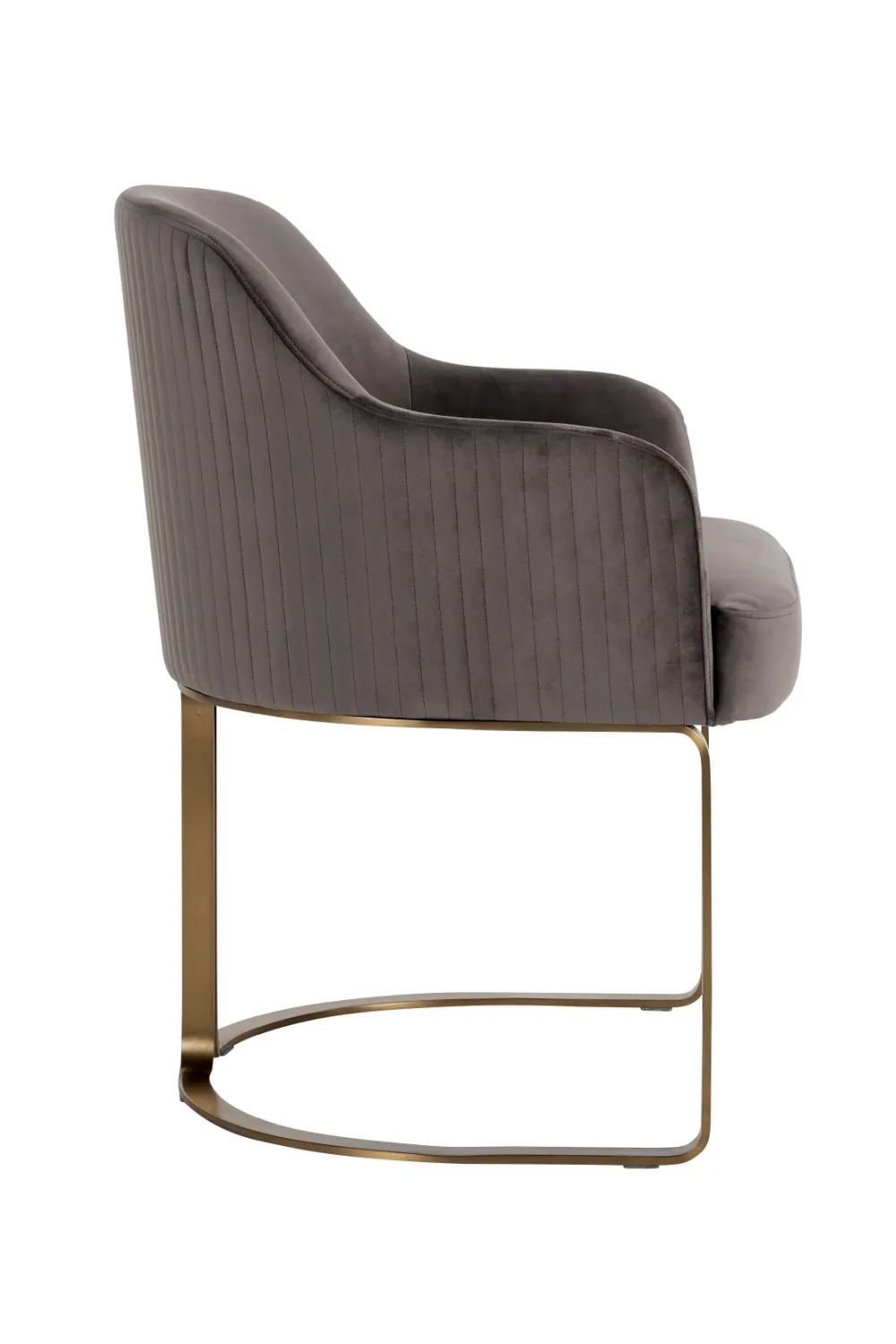 Stone Velvet Modern Armchair | OROA Hadley