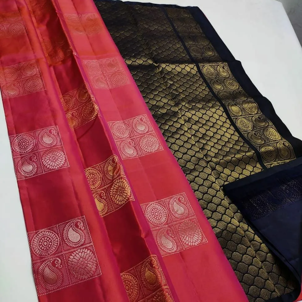 Sumptuous Pink Soft Silk Saree With Lagniappe Blouse Piece