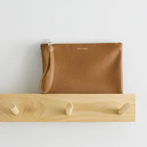 Tan Clutch Bag