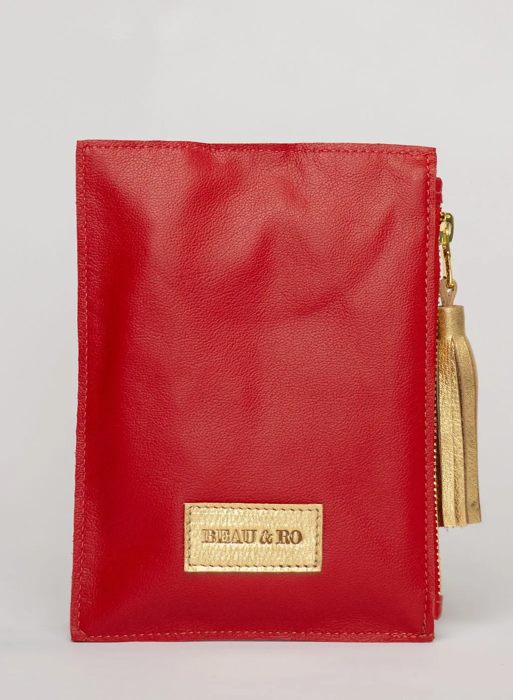 The Metal Ring Wristlet | Red