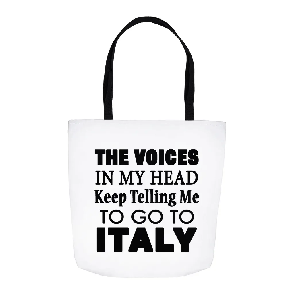 The Voices Tote Bag - White