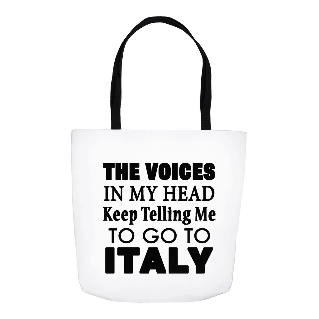 The Voices Tote Bag - White