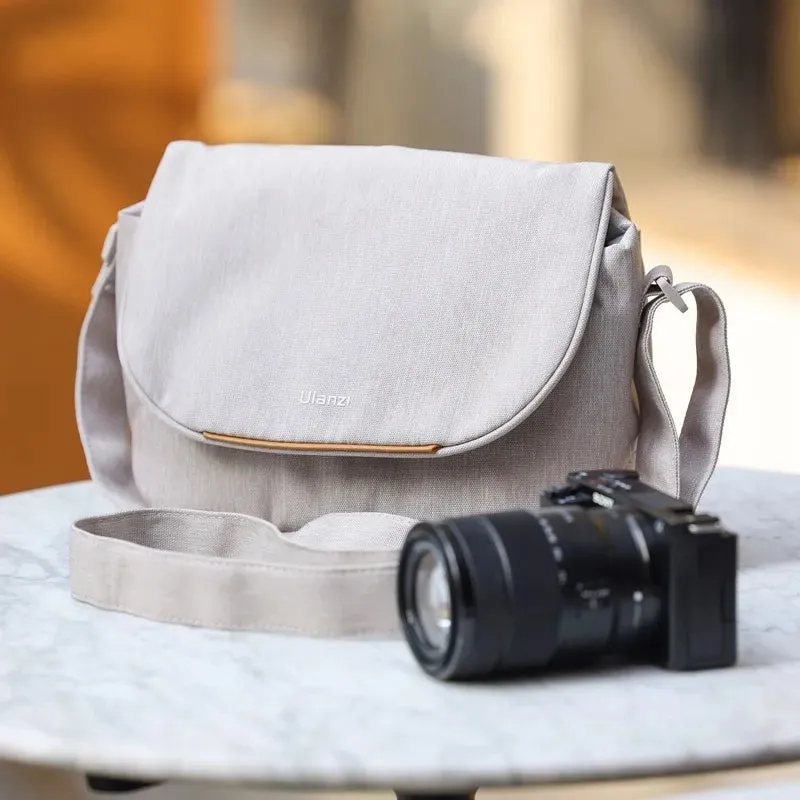 Ulanzi F01 3L Mini Camera Sling Bag with Removable Interior Storage Dividers, Shoulder Strap, and Velcro Closure for Sony FUJIFILM Nikon Canon Panasonic Lumix Olympus DJI Insta360 GoPro