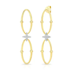 Uneek Earring 18K White Gold, 18K Yellow Gold ER4323DC