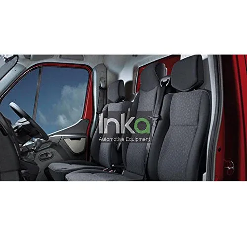 Vauxhall Movano Front 1 2 Fully Tailored Waterproof Covers - Black MY 2010-2021