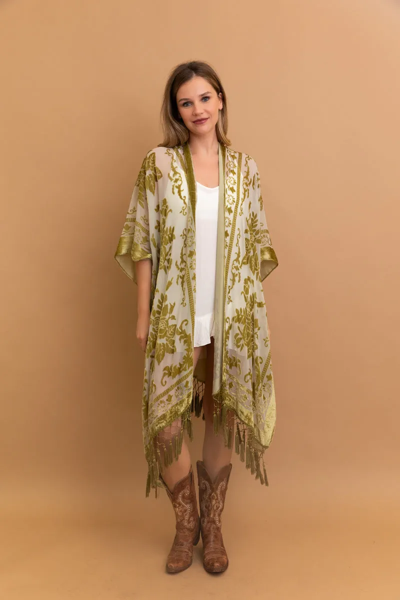 Velvet Dream Mesh Tapestry Kimono