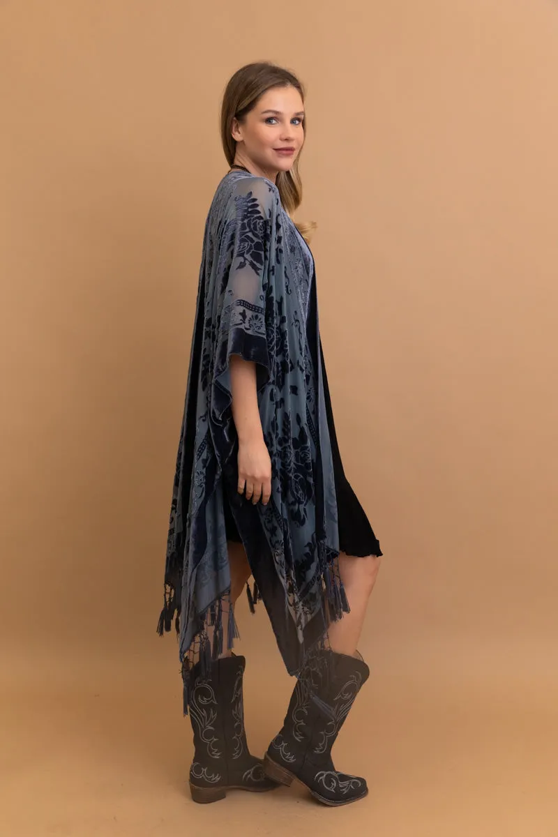 Velvet Dream Mesh Tapestry Kimono