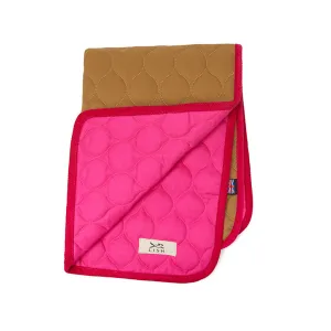 Winkley Pink Designer Travel Pet Blanket