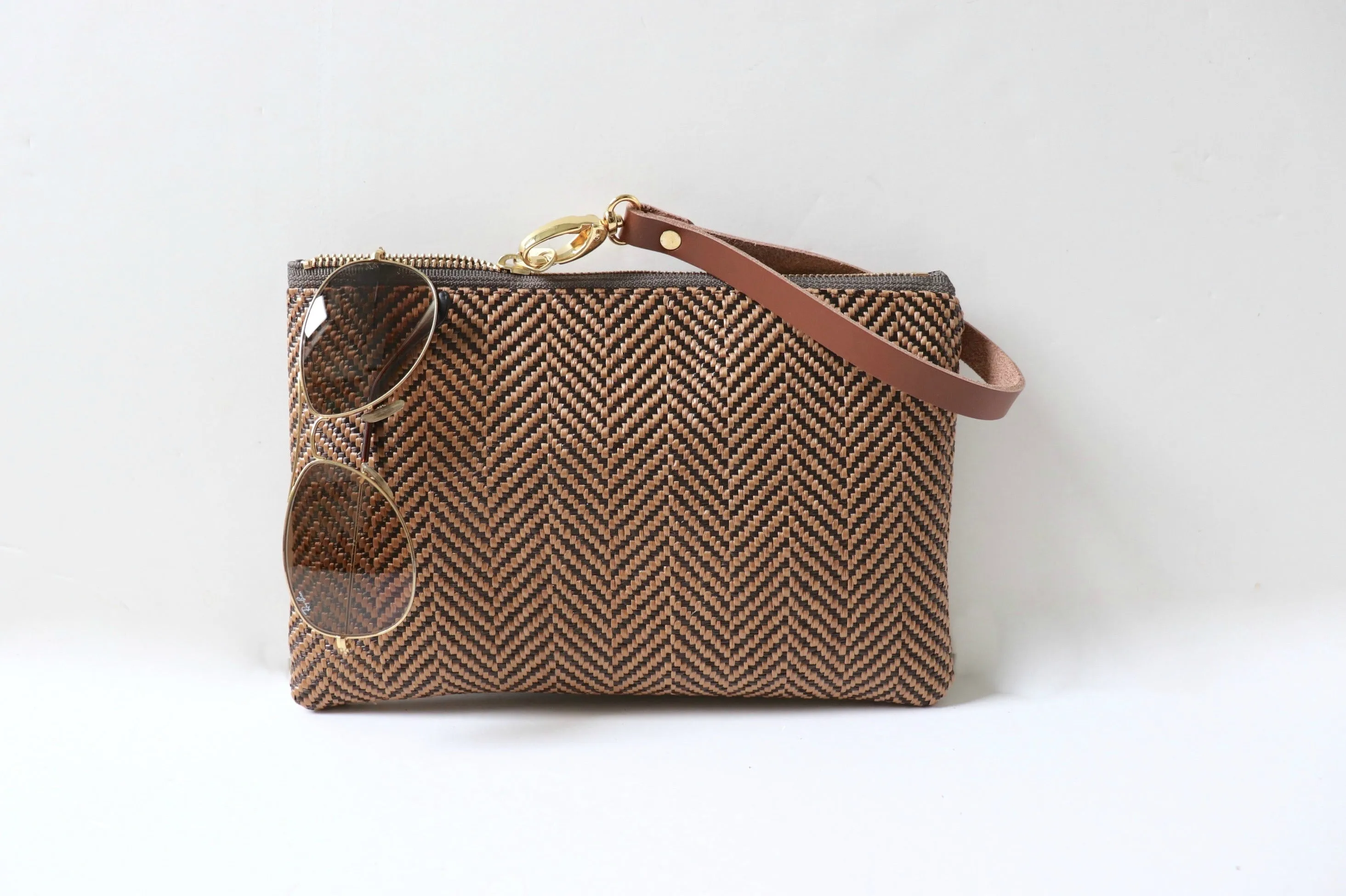 Woven Clutch Purse, Wristlet