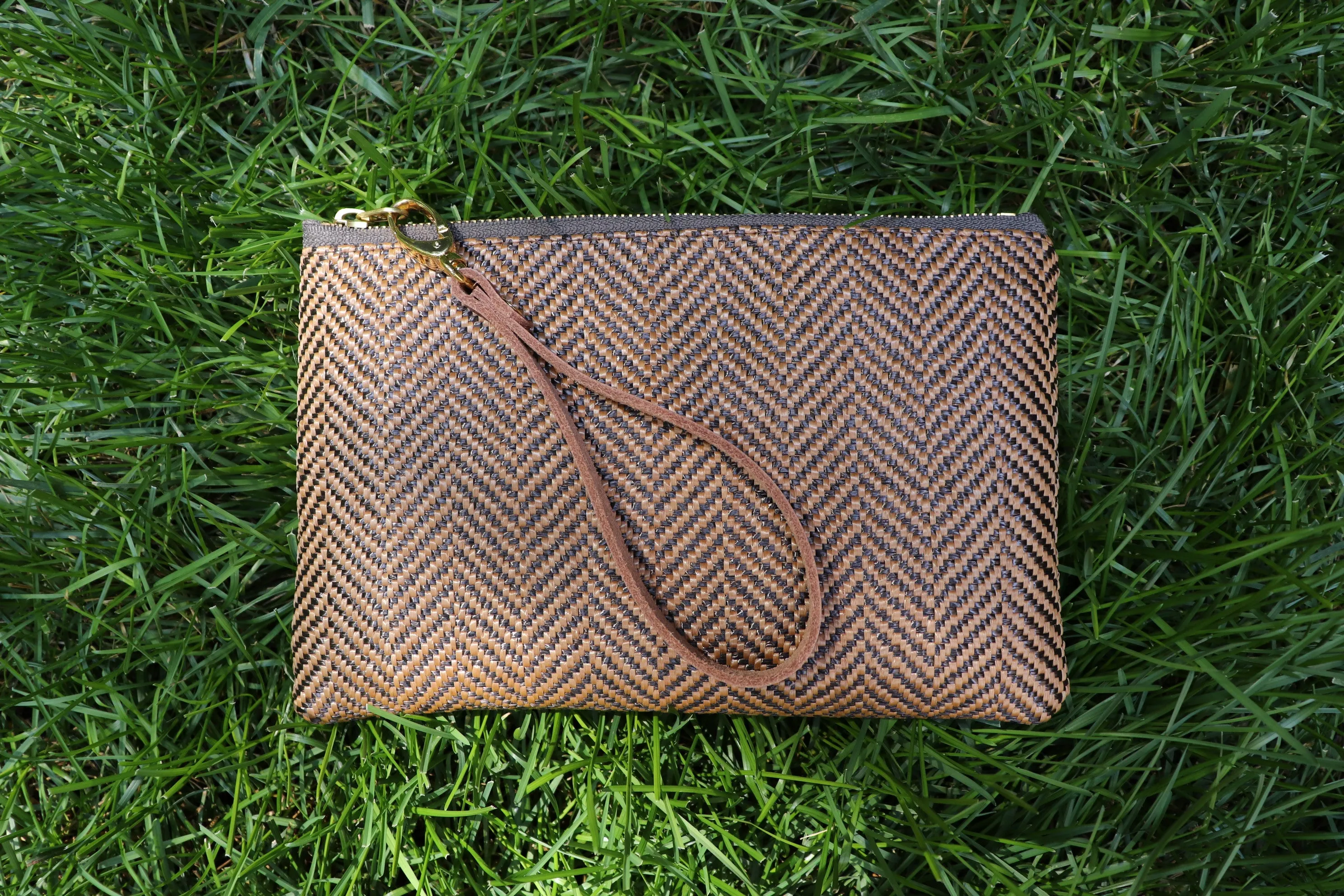 Woven Clutch Purse, Wristlet